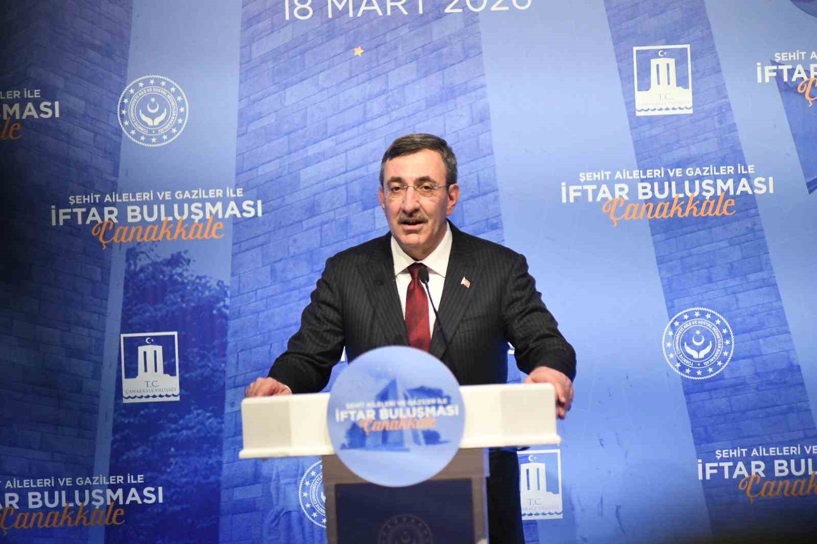 Cumhurbaşkanı Yardımcısı Yılmaz: 'Türkiye, dışarıda dengeli bir siyaset yürütürken içeride huzuru kalıcı hale getirecek adımlarını aynı istikamette sürdürüyor'