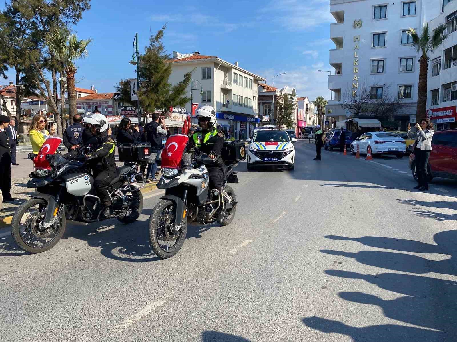 Ayvalık'ta Türk Polis Teşkilatı'nın 181. kuruluş yıldönümü kutlandı