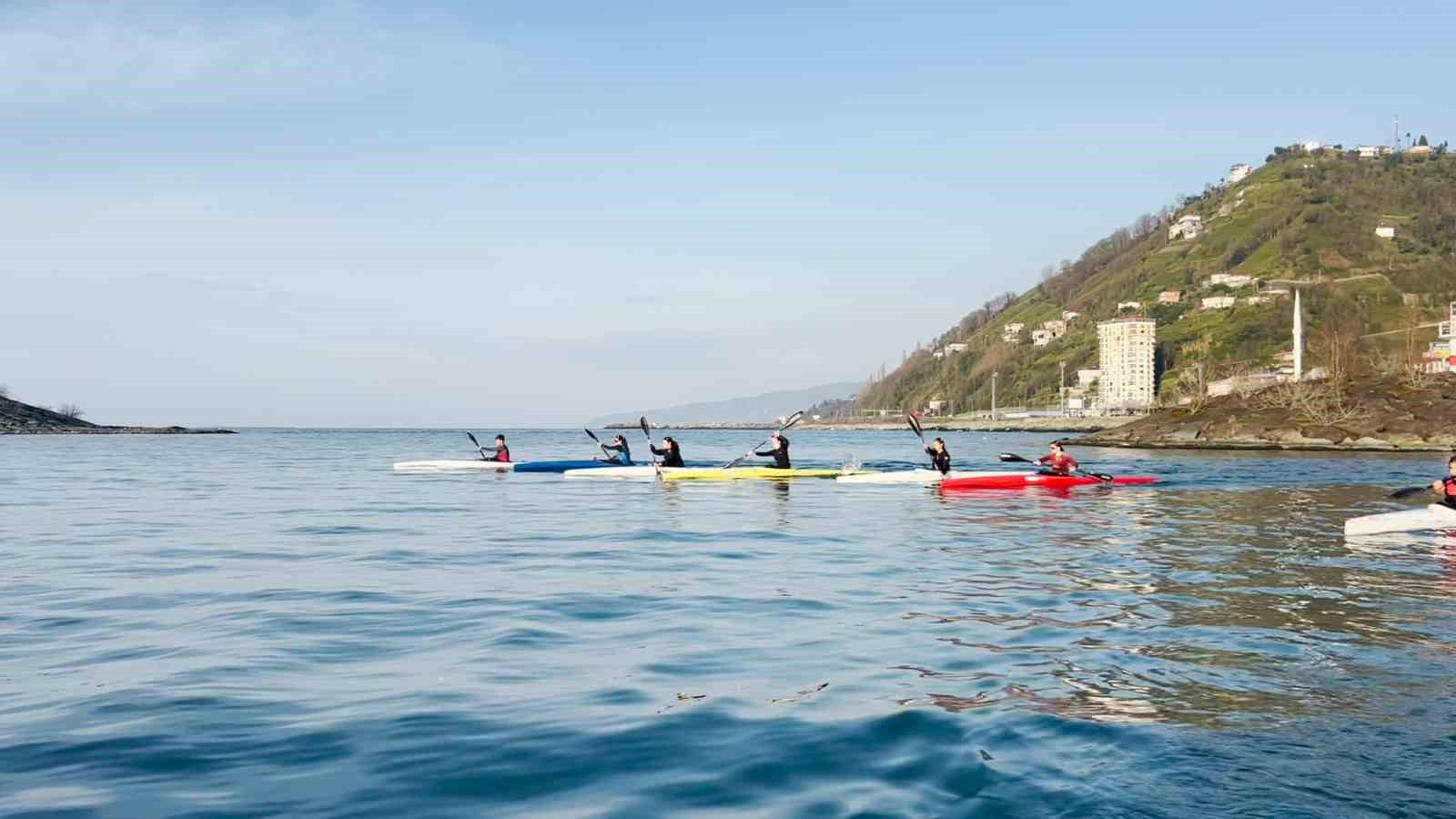 Rize'nin kanocuları Bahar Kupası yolunda