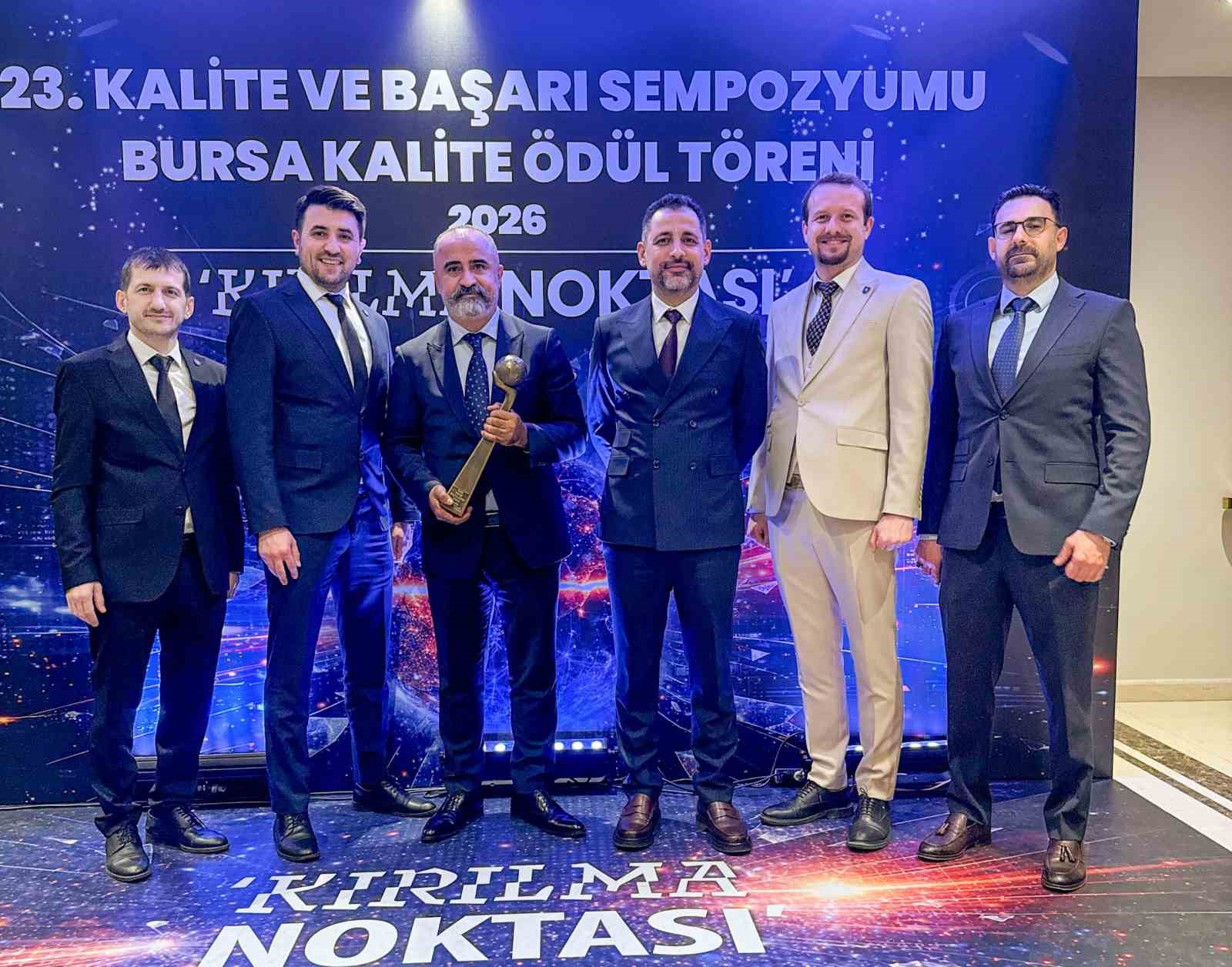 Bursa Kalite Büyük Ödülü'nü aldılar