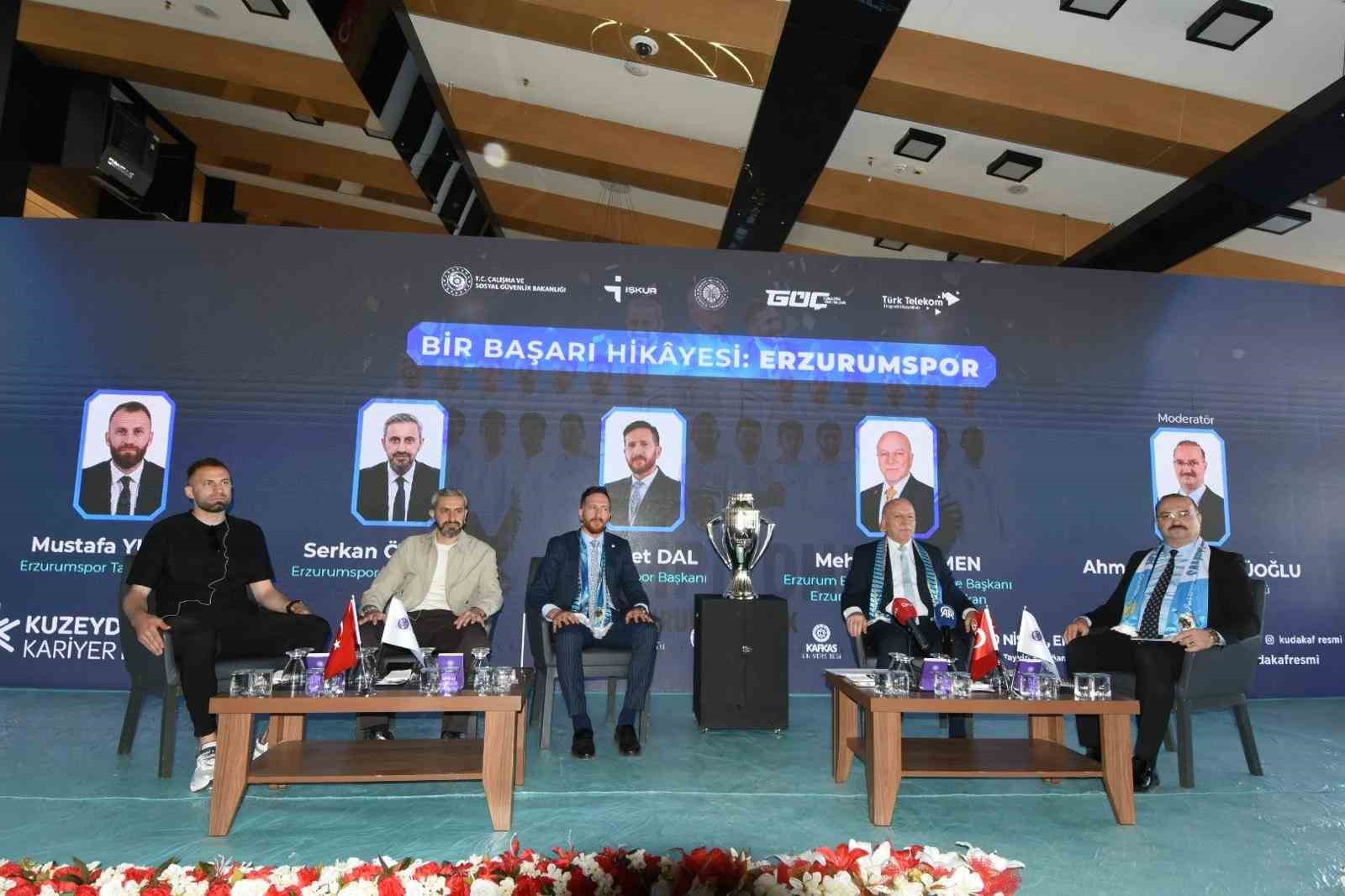 Erzurumspor'un başarı hikâyesi KUDAKAF'26'da gençlerle buluştu