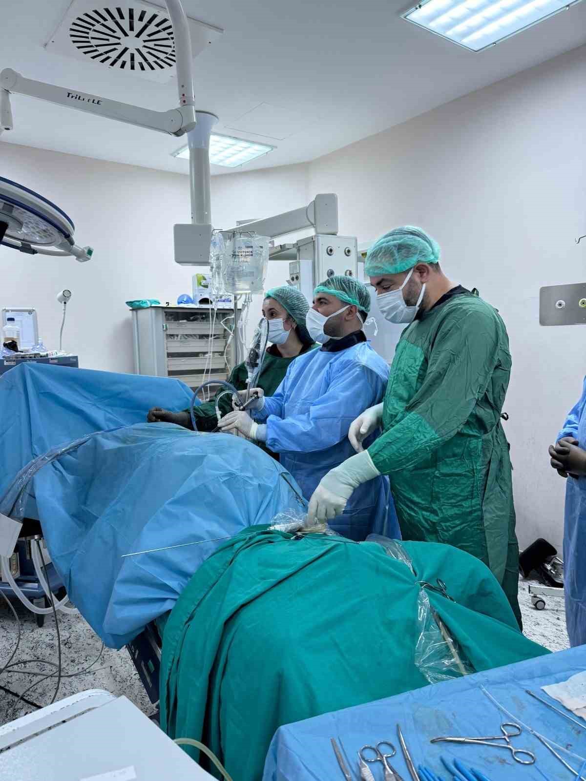 Bingöl'de PNL yöntemiyle böbrek taşı tedavisinde sevkler azaldı