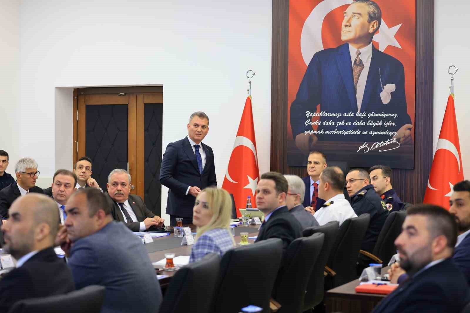 Muğla'da 2026 yılı 'Orman Yangınlarıyla Mücadele Komisyon Toplantısı' yapıldı