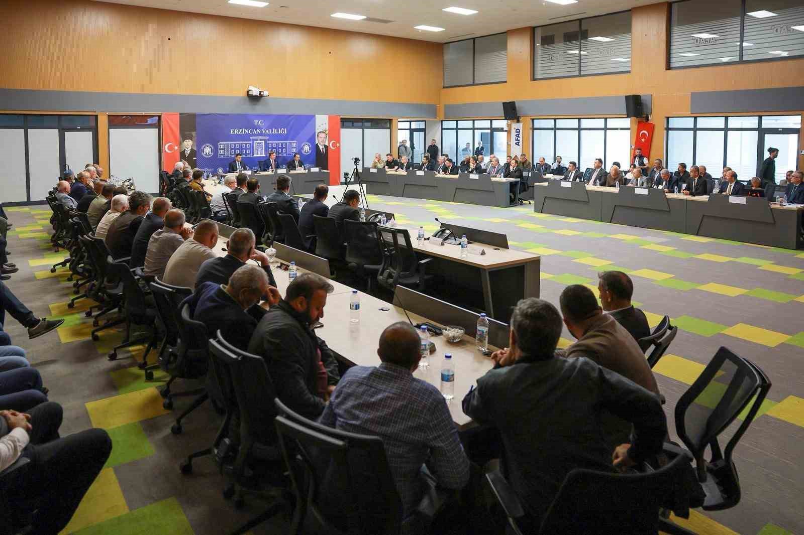 Erzincan'da Köylere Hizmet Götürme Birliği Meclis Toplantısı yapıldı