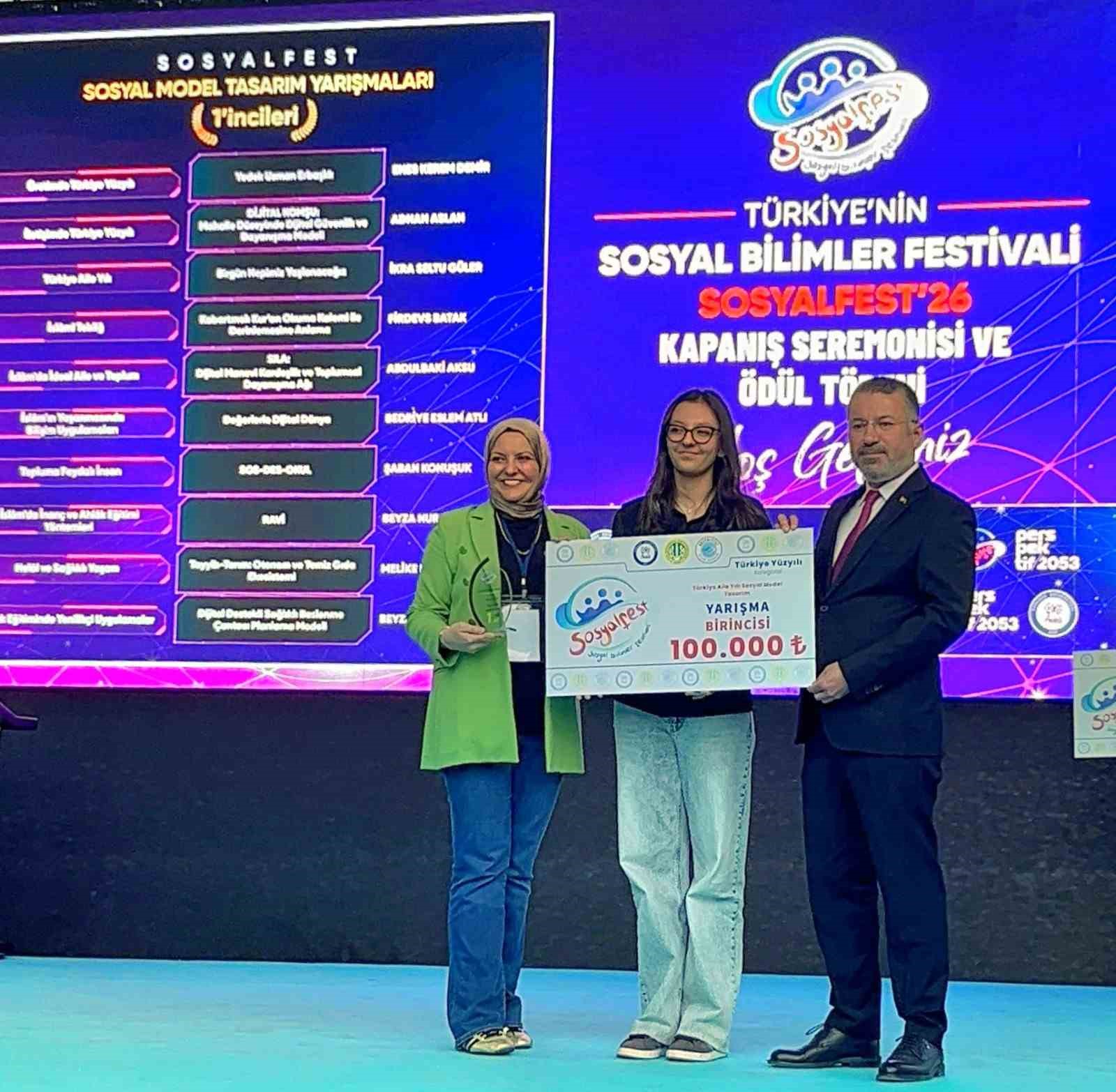 Lise öğrencisi İkra Seltu Güler'in büyük başarısı