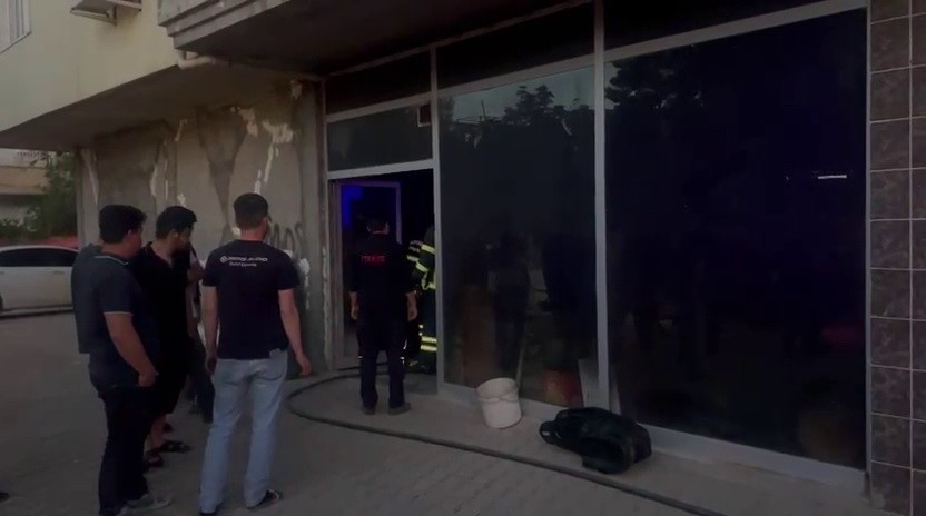 İş yerinde korkutan yangın