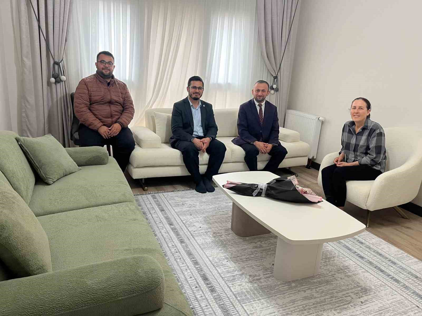 Kaymakam Gündoğdu şehit aileleri ve gazilerle bayramlaştı