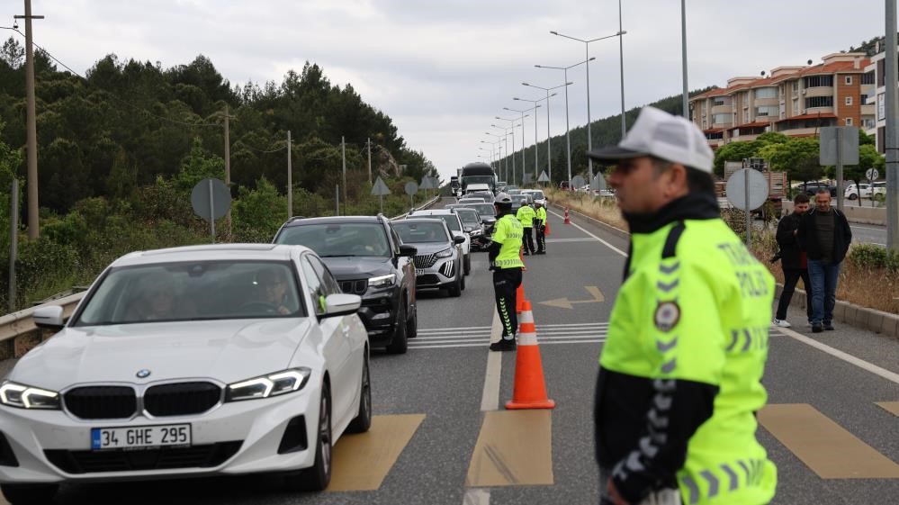 Muğla'da 9 günlük Bayram mesaisinde 37 bin araç kontrol edildi