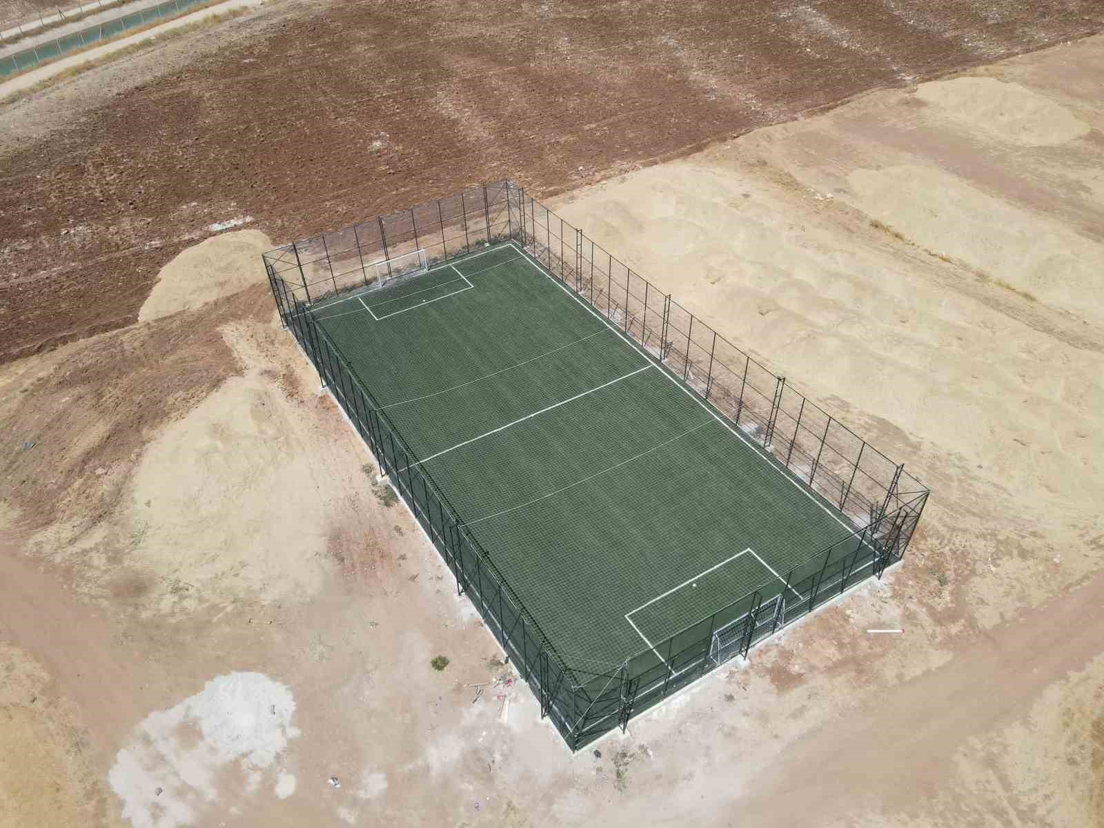 Haliliye'de 15 kırsal mahalleye daha spor yatırımı